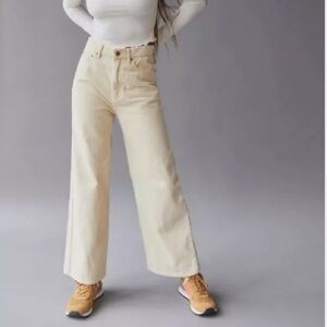 BDG Cream Wide Leg Pants